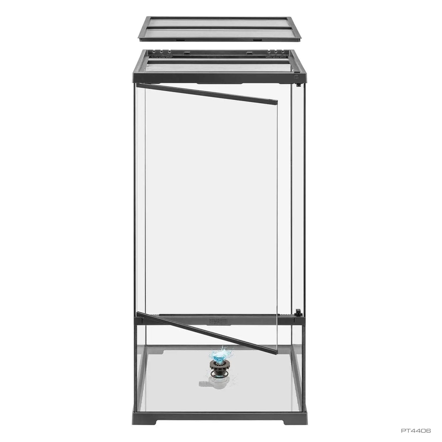 Pro Paludarium Small X-Tall 45x45x90 cm | Exo Terra con Fondo Drenante