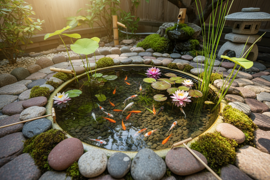 Mini pond con Medaka: guida pratica per laghetti compatti