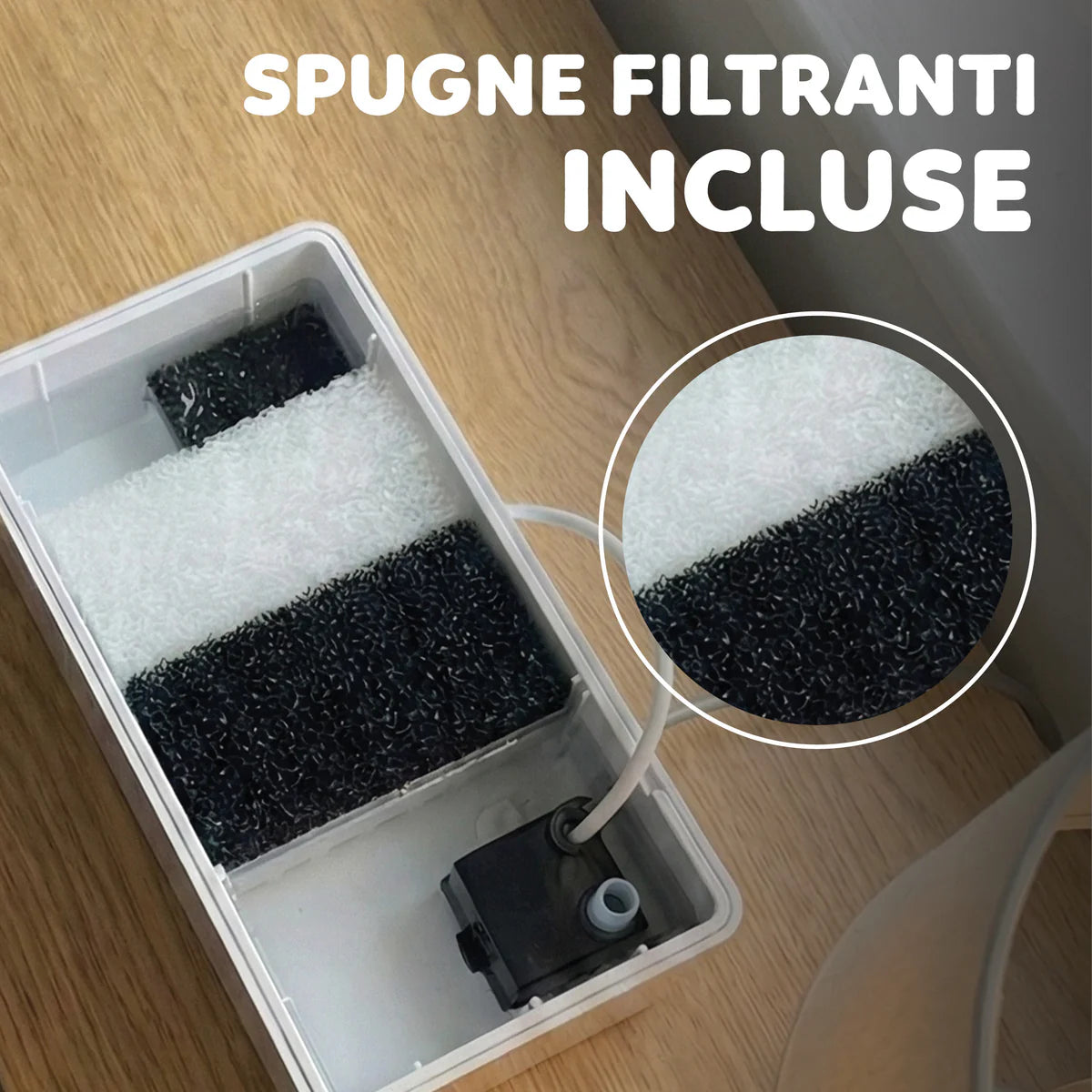AQPet Hydo Mini Acquario da Scrivania con LED, Filtro e Dock Station | Animal Instinct Roma