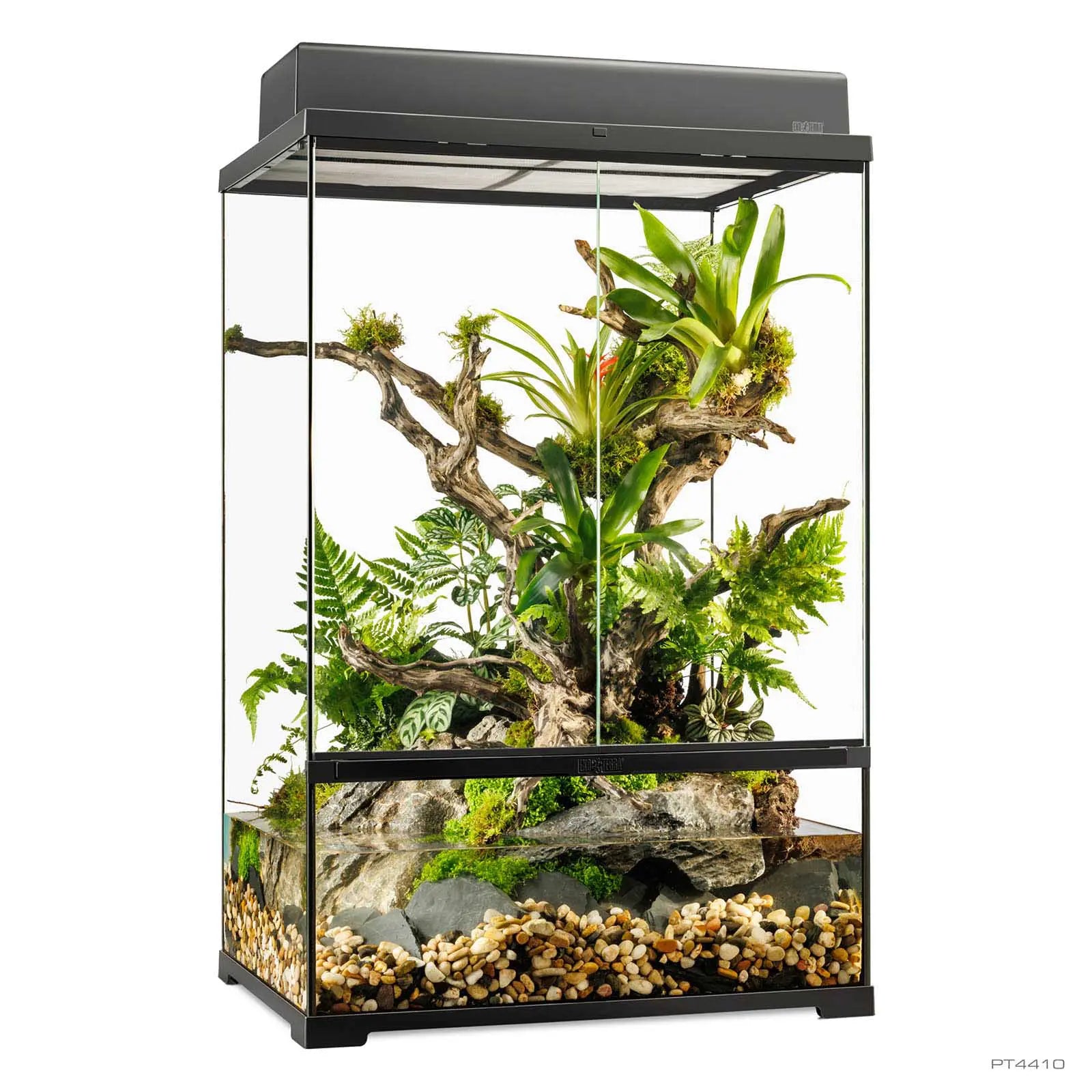 Pro Paludarium Medium X-Tall 60x45x90 cm | Exo Terra con Fondo Drenante