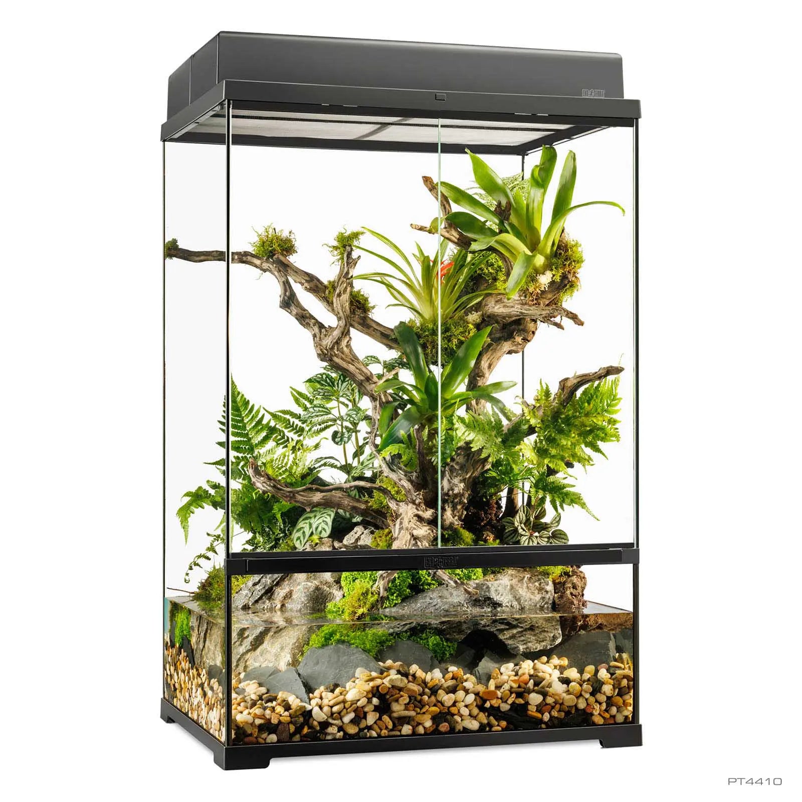Pro Paludarium Medium X-Tall 60x45x90 cm | Exo Terra con Fondo Drenante