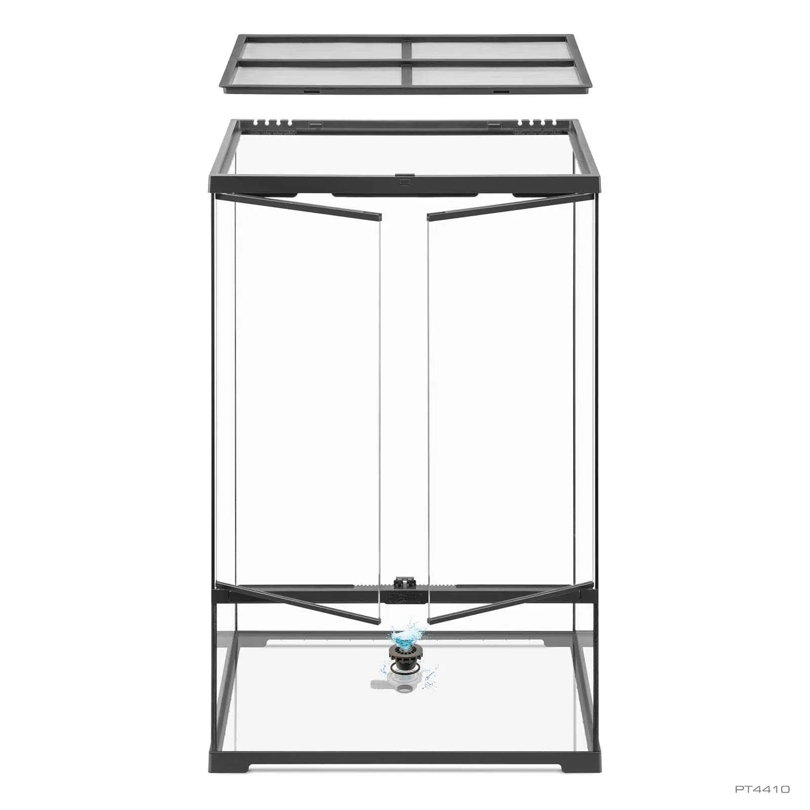 Pro Paludarium Medium X-Tall 60x45x90 cm | Exo Terra con Fondo Drenante