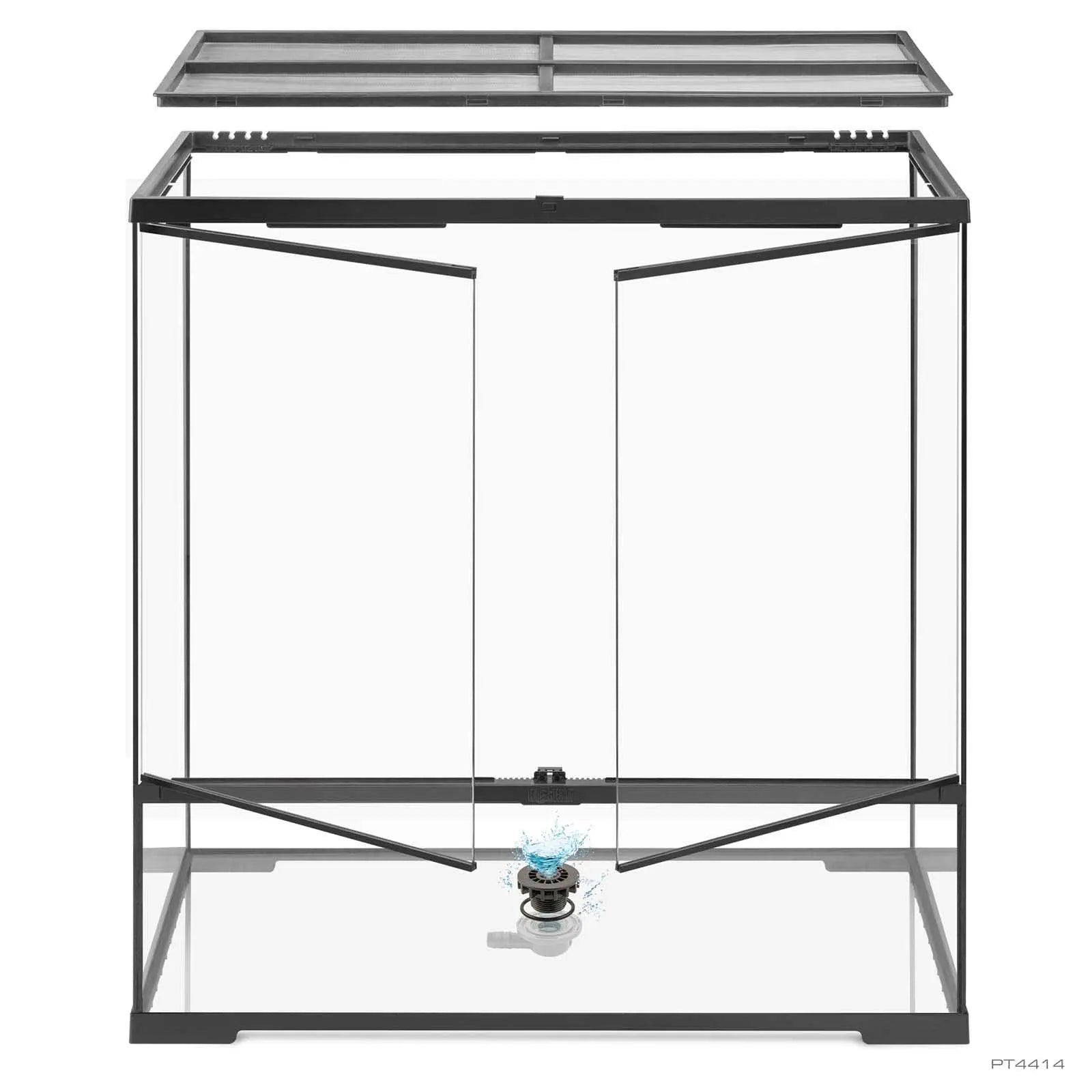 Pro Paludarium Large X-Tall 90x45x90 cm | Exo Terra con Fondo Drenante

