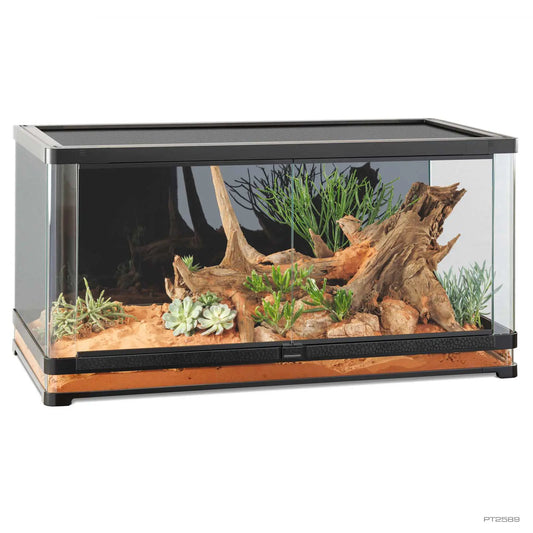 Vista 120 XL 120x60x45 cm | Exo Terra Terrario Panoramico 180° | Animal instinct Roma
