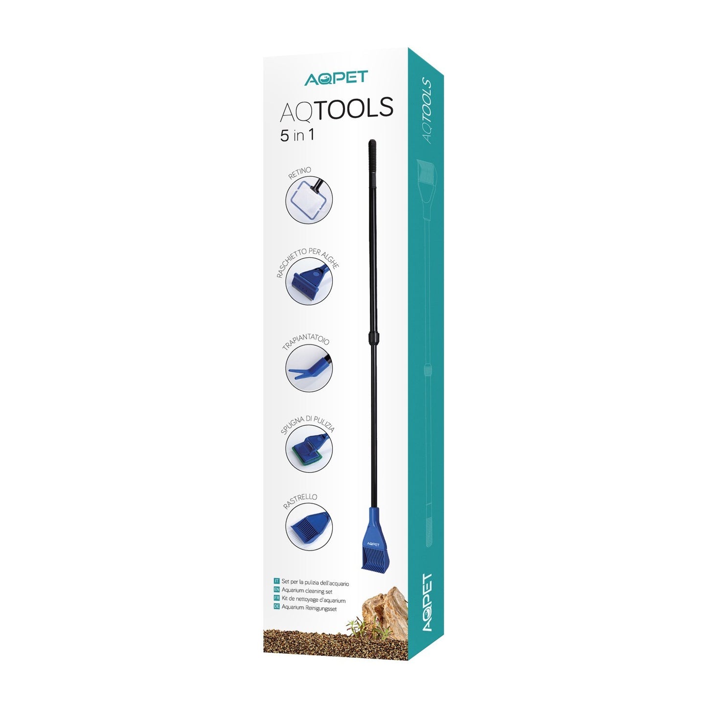 AQTools 5 in 1 set pulizia acquario